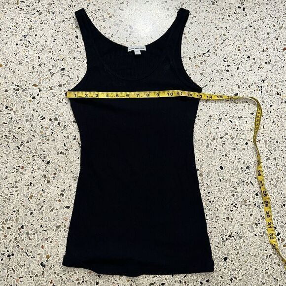 James Perse Standard navy blue ribbed tank 1 small - Picture 3 of 5
